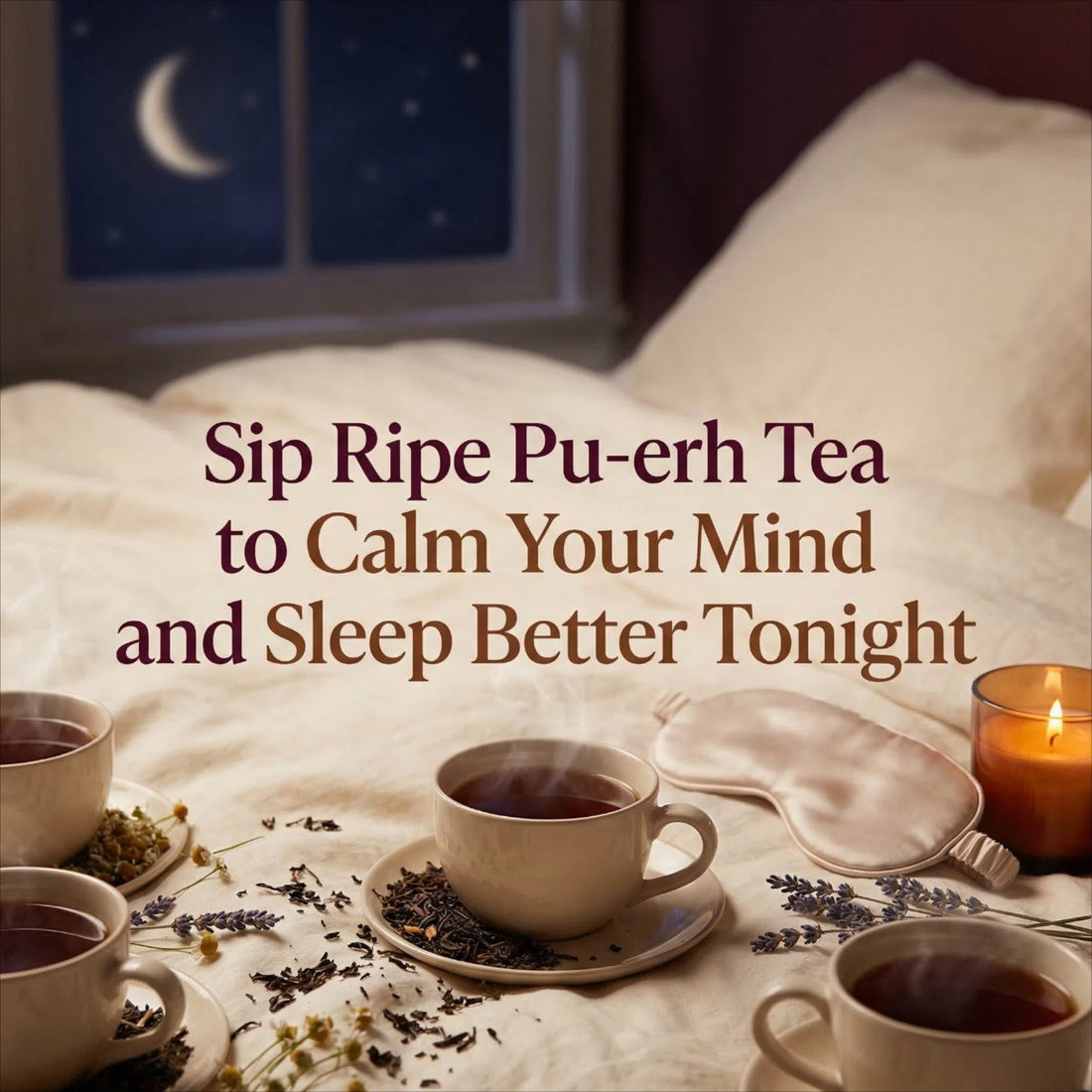 Sip Ripe Pu-erh Tea to Calm Your Mind and Sleep Better Tonight