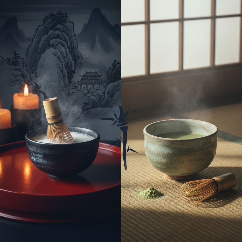 With the same root of "matcha", why  the "tea competition" in the Song Dynasty was so lively while the "tea ceremony" in Japan was so profound in its tranquility?