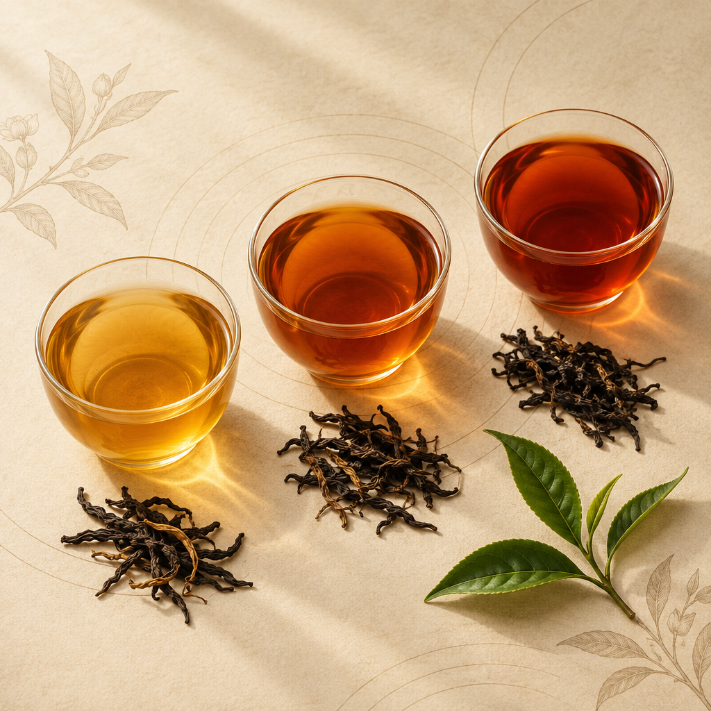 How does fermentation degree determine the flavor of black tea? A scientific introduction to the qualities of light, medium, and heavy fermentation