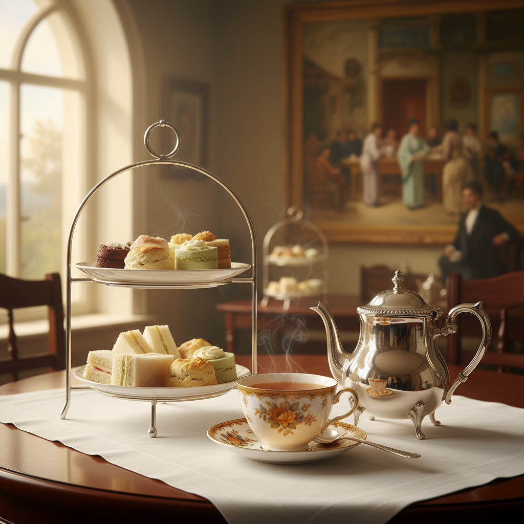 Tea Aroma Lingers: The Artistic Affinity between Tea and Western Culture