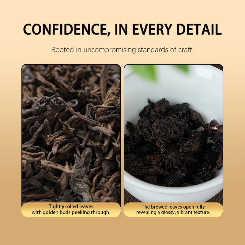 Tianyangyi USDA Organic Ripe Pu'er Tea, 1000m Altitude from yunnan，50g