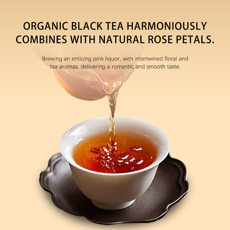 TianYangYi Organic Rose Black Tea, grown on century-old tea 20g