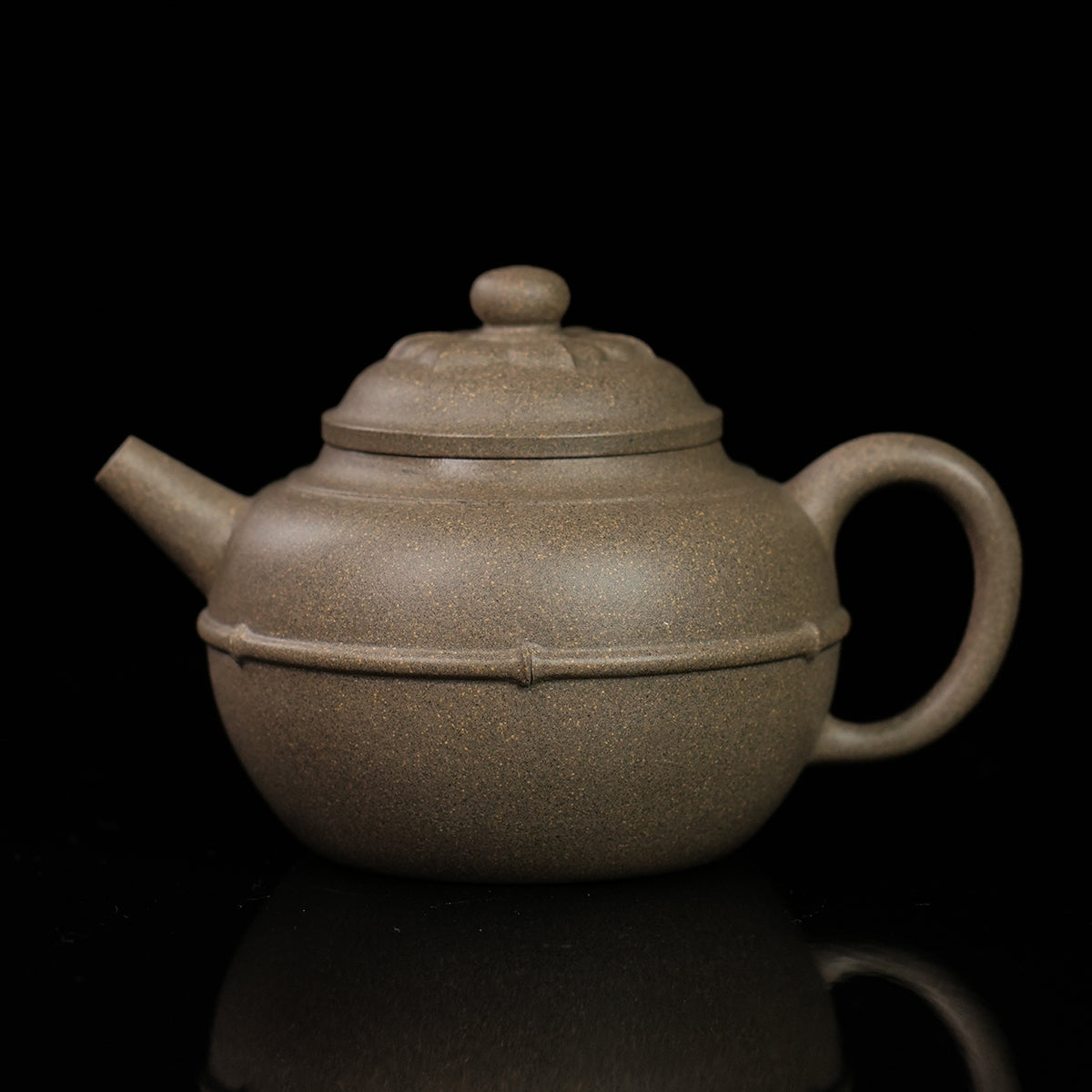 Qingduan Cinnabar Clay Lianban Zhuquan Teapot 120cc Yixing Teapot