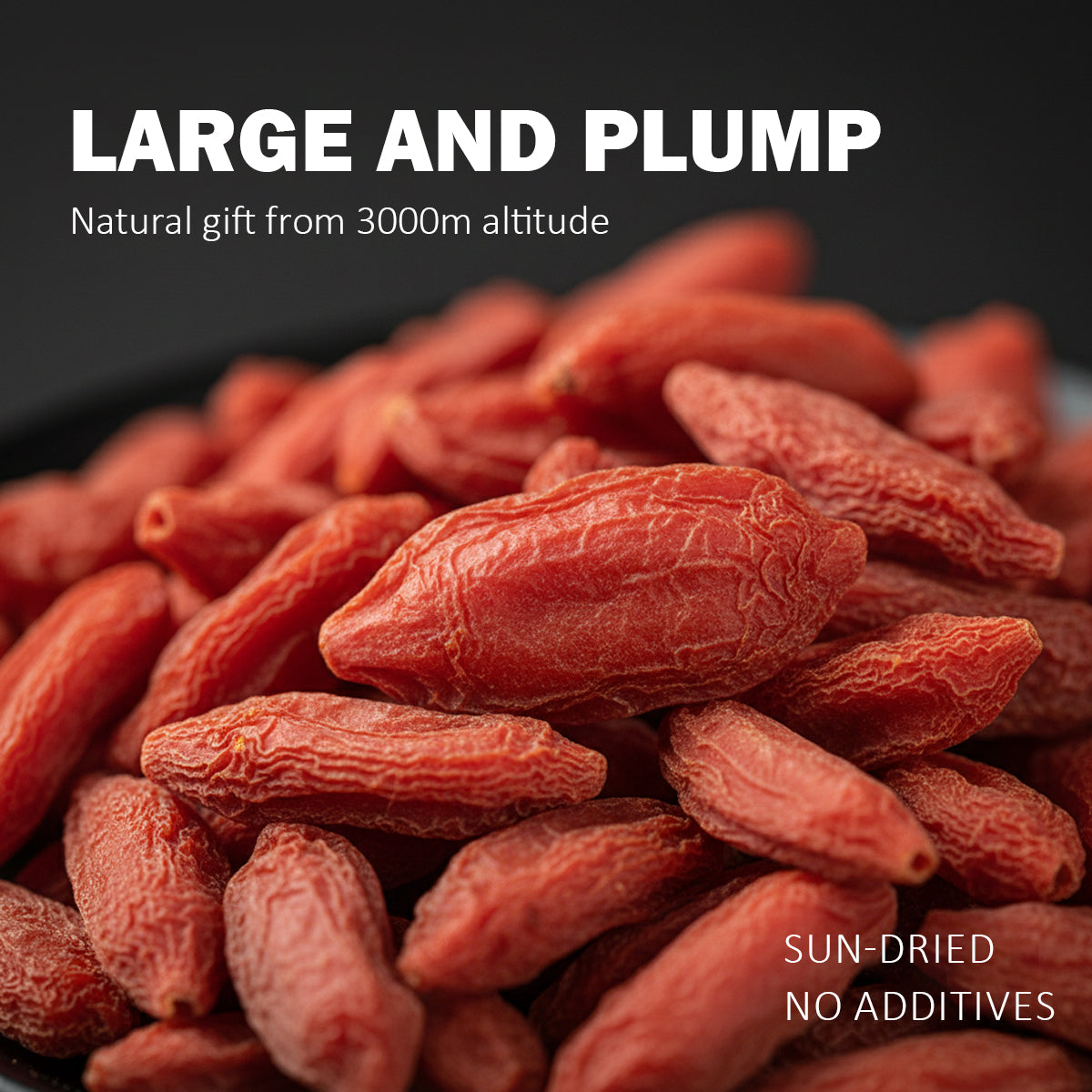 Gaoyuanfu Qaidam Chinese EU organic certified red wolfberry 250g