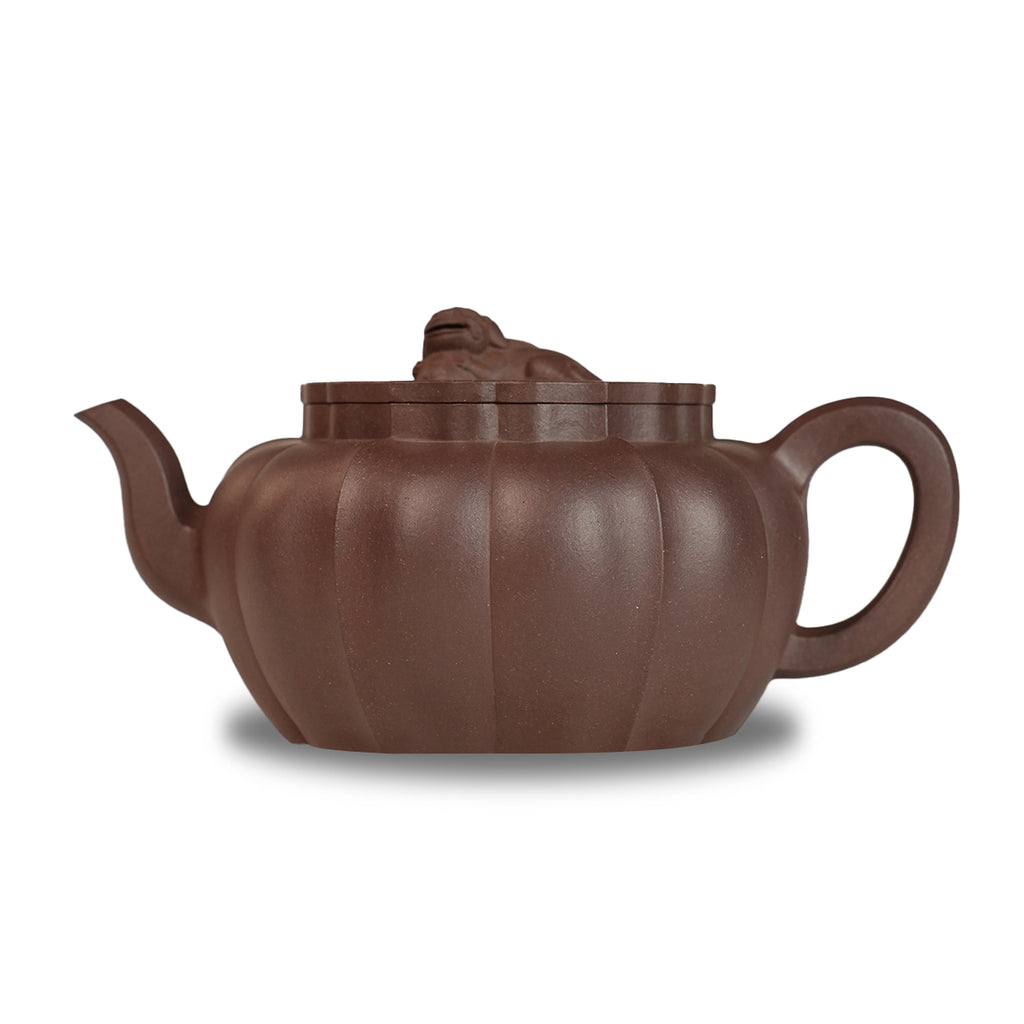 Zisha Cinnabar Clay Shideng  Teapot 360cc Yixing Teapot