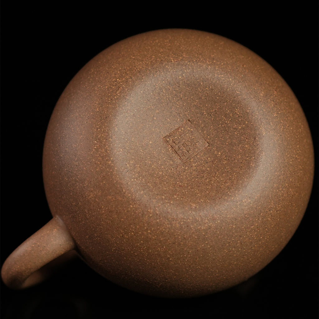 Laoduan Aged Duan Cinnabar Clay Dragon Egg Teapot 100cc Yixing Teapot