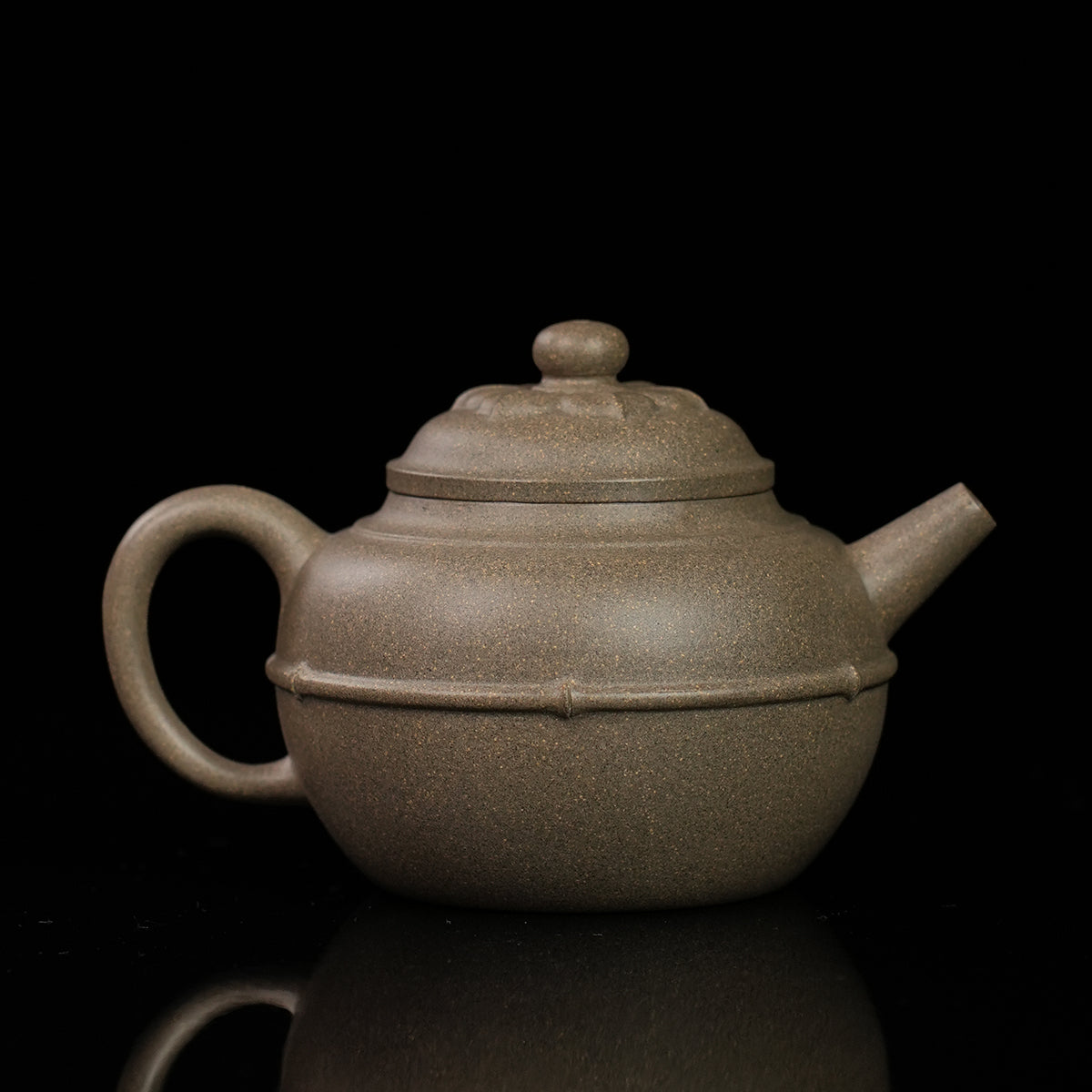 Qingduan Cinnabar Clay Lianban Zhuquan Teapot 120cc Yixing Teapot