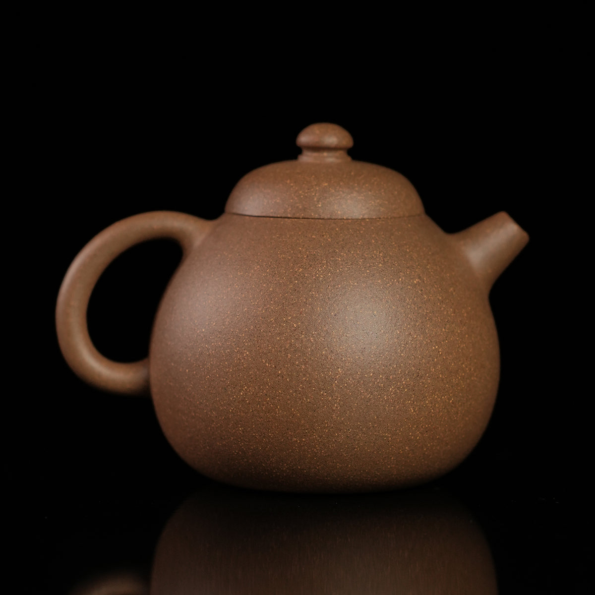 Laoduan Aged Duan Cinnabar Clay Dragon Egg Teapot 100cc Yixing Teapot