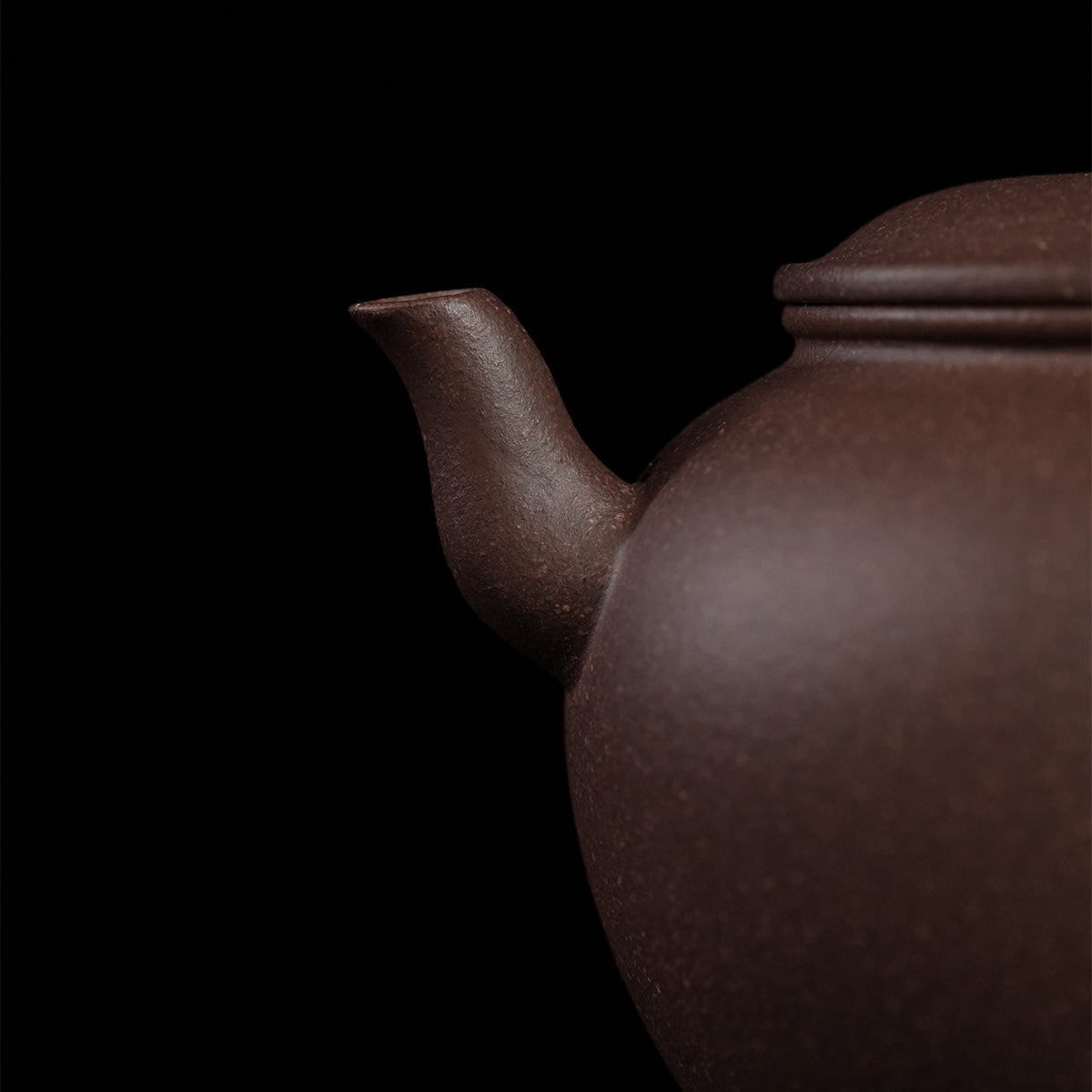 Qinghui Cinnabar Clay Wengxing Small Round Teapot 120cc Yixing Teapot