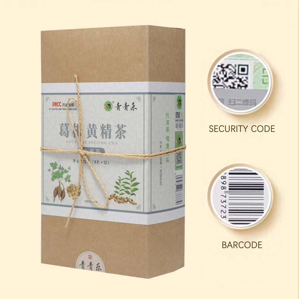 Kudze Root And Polygonatum Substitute Tea Sachet Tea, Lower Blood Sugar, Clear Heat and Detoxify