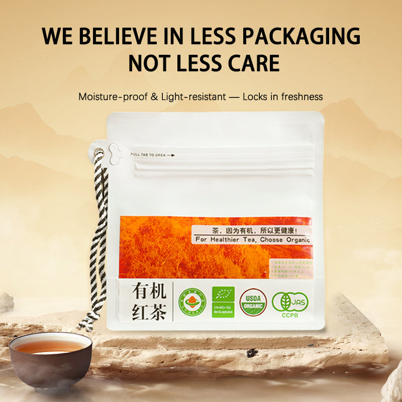 TianYangYi Organic black tea four-country organic，USDA Organic， small bags 50g