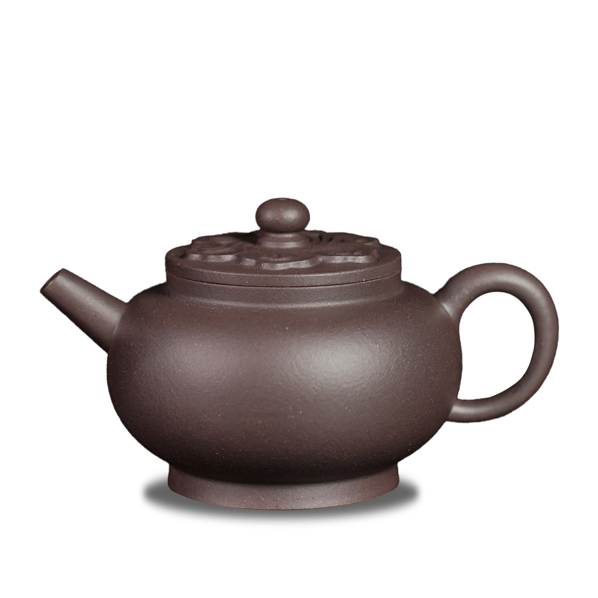 Cinnabar Clay Cloud Pattern Chuandeng Teapot 130cc Yixing Teapot