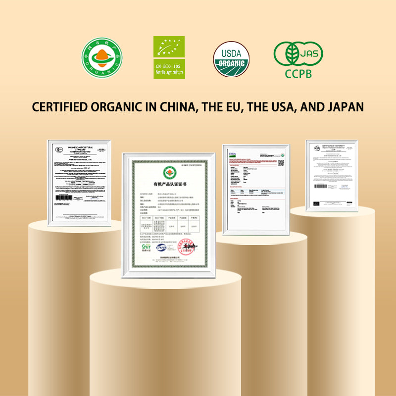 TianYangYi Pu'er raw tea, certified organic by four ccountries ，USDA Organic 50g