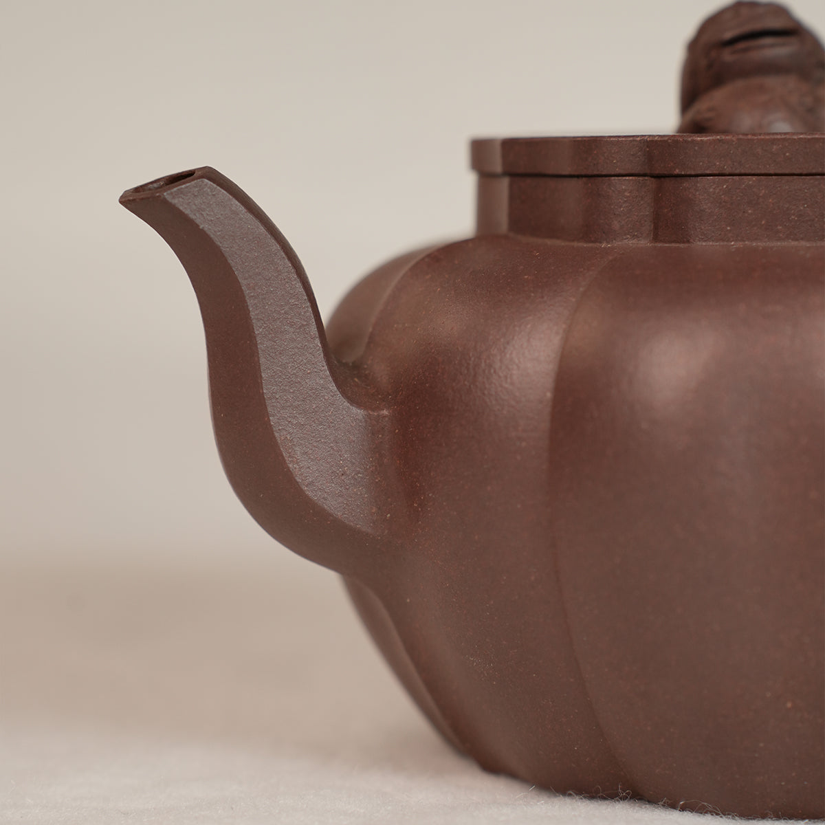 Zisha Cinnabar Clay Shideng  Teapot 360cc Yixing Teapot