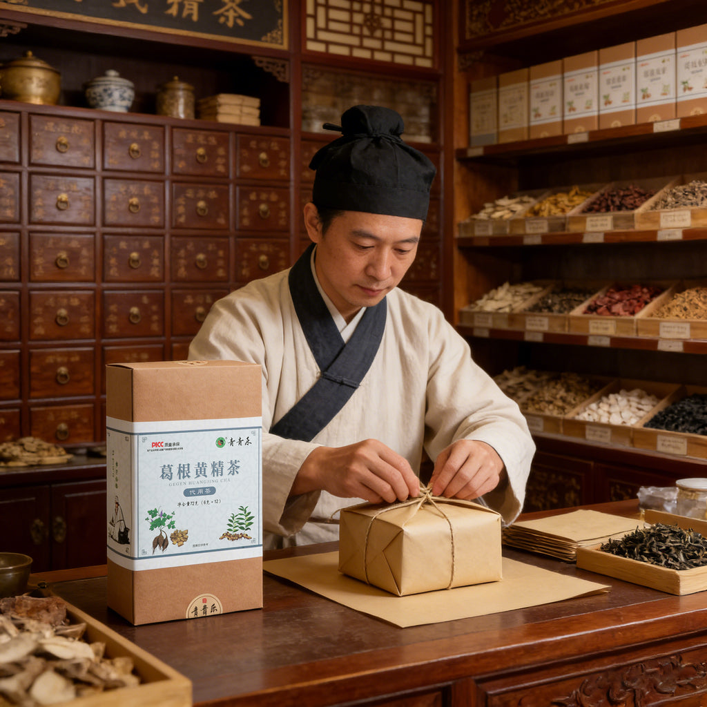Kudze Root And Polygonatum Substitute Tea Sachet Tea, Lower Blood Sugar, Clear Heat and Detoxify