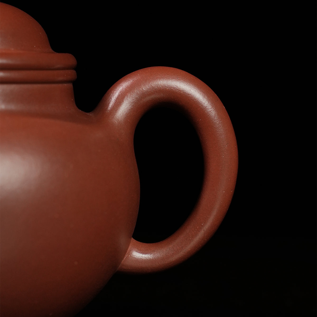 Hongqing Cinnabar Clay  Duoqiu Teapot 430cc Yixing Teapot