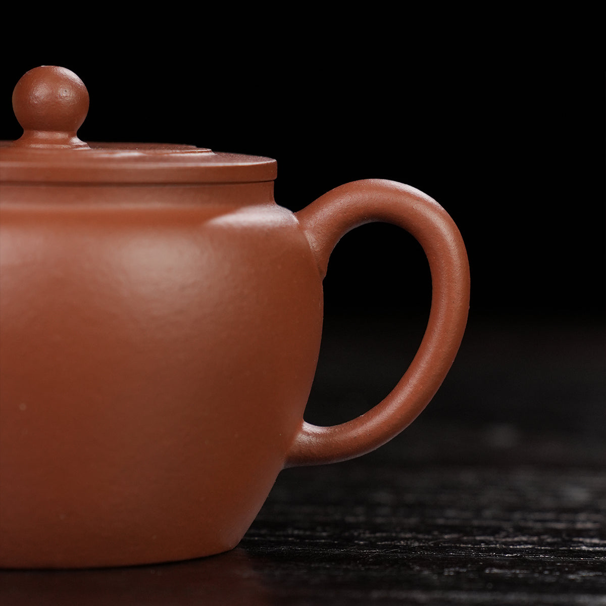 Red Clay Begonia Palace Lantern Teapot 120cc Yixing Teapot