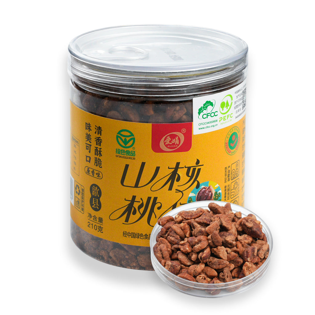 Aijuan Wild Pecan Kernels HuiZhou (SheXian,CHINA)Origin CFCC 210g