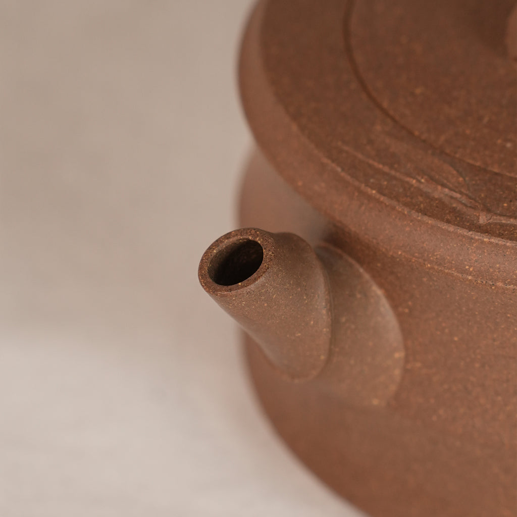Qingduan Cinnabar Clay Wenzhu Teapot 230cc Yixing Teapot