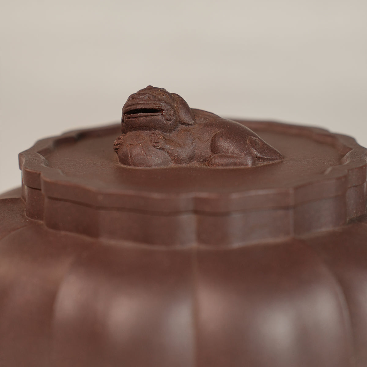 Zisha Cinnabar Clay Shideng  Teapot 360cc Yixing Teapot