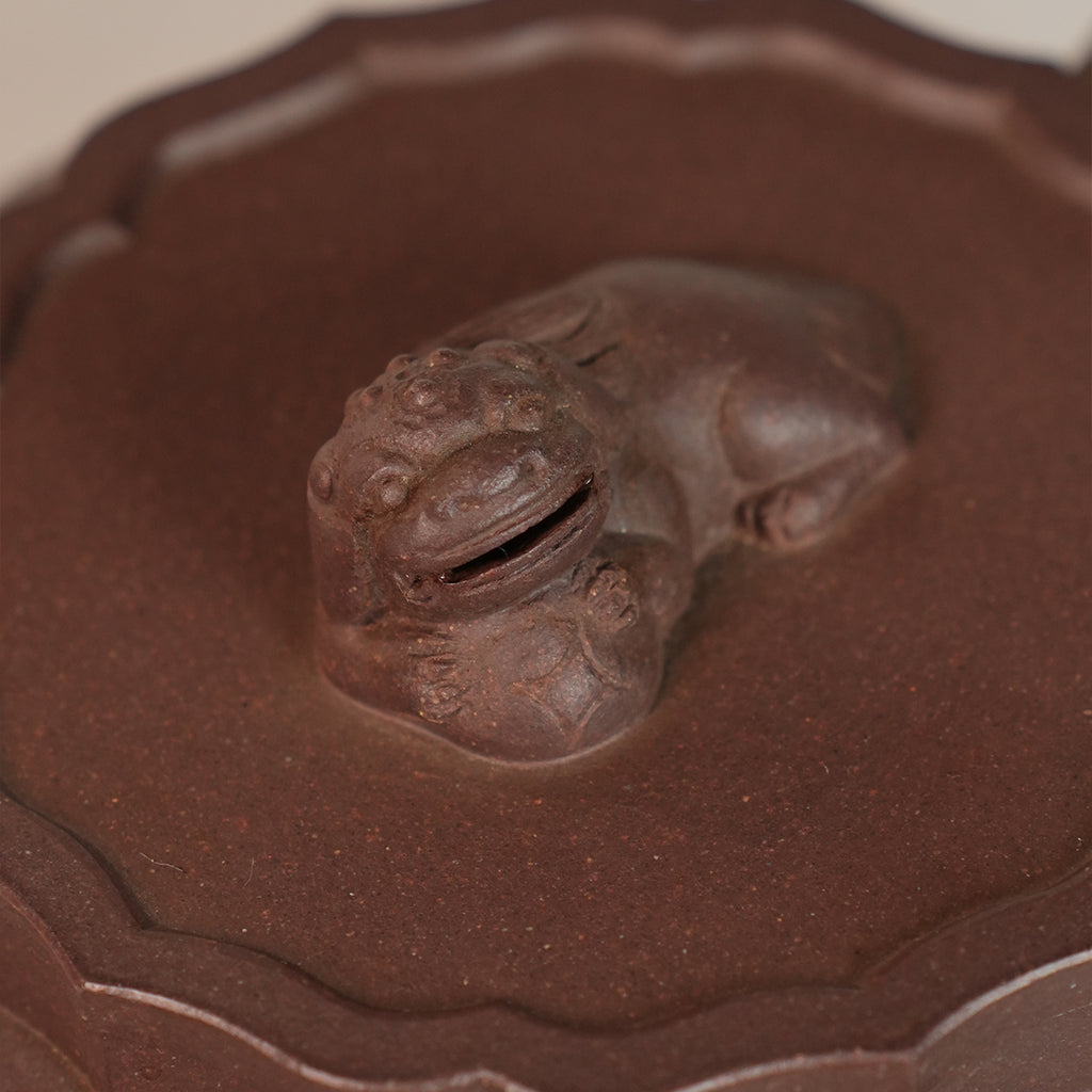 Zisha Cinnabar Clay Shideng  Teapot 360cc Yixing Teapot