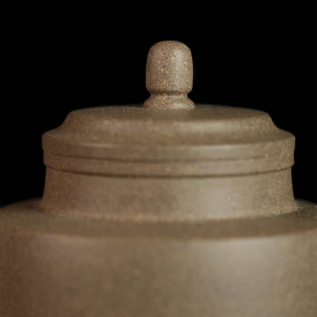 Qingduan Cinnabar Clay Zhejian Gongdeng Teapot 120cc Yixing Teapot