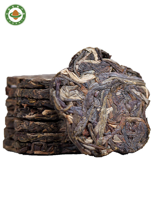 Organic Yunnan Raw Pu-erh Tea Mini Cake