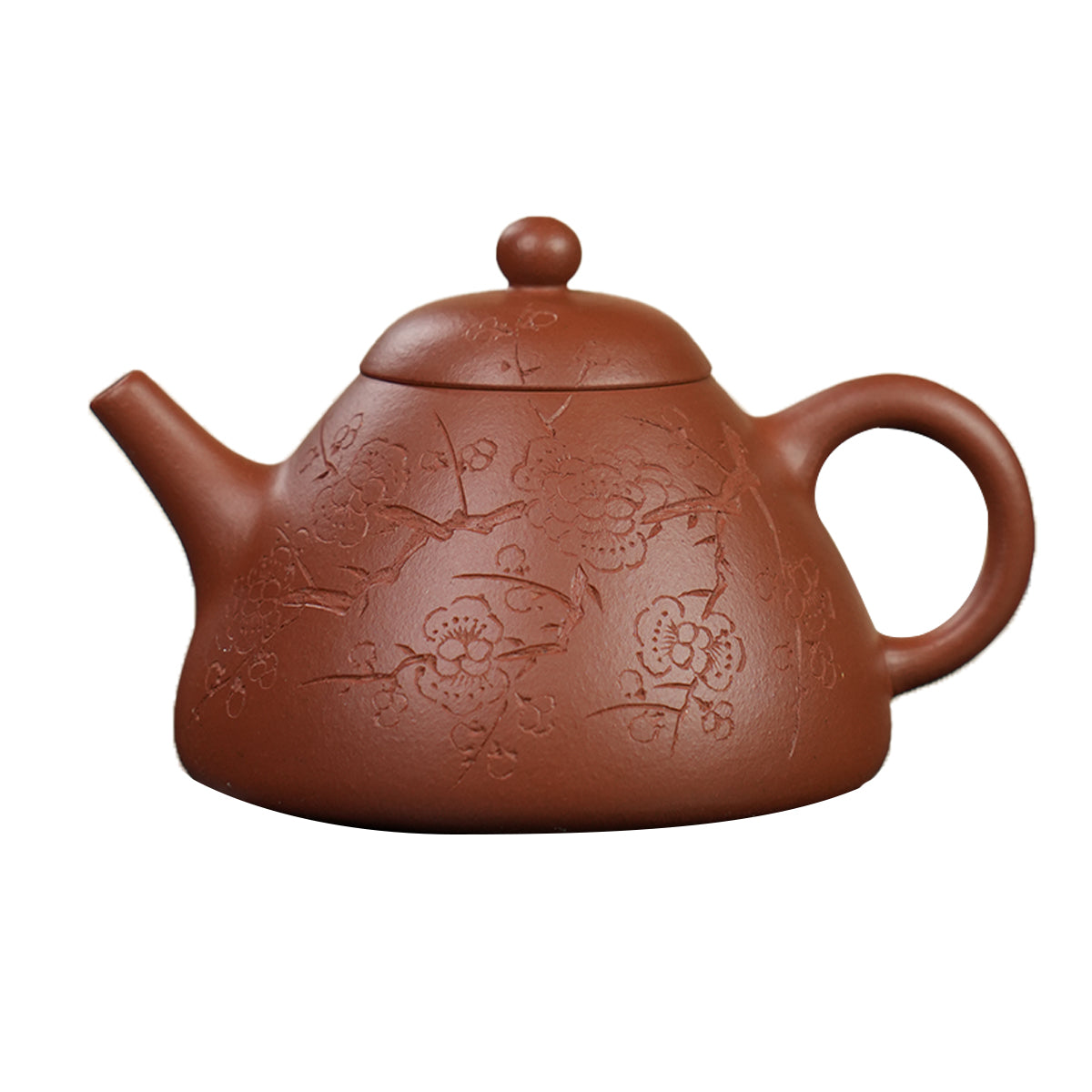 Cinnabar Clay Pagoda Cap Teapot 120cc Yixing Teapot