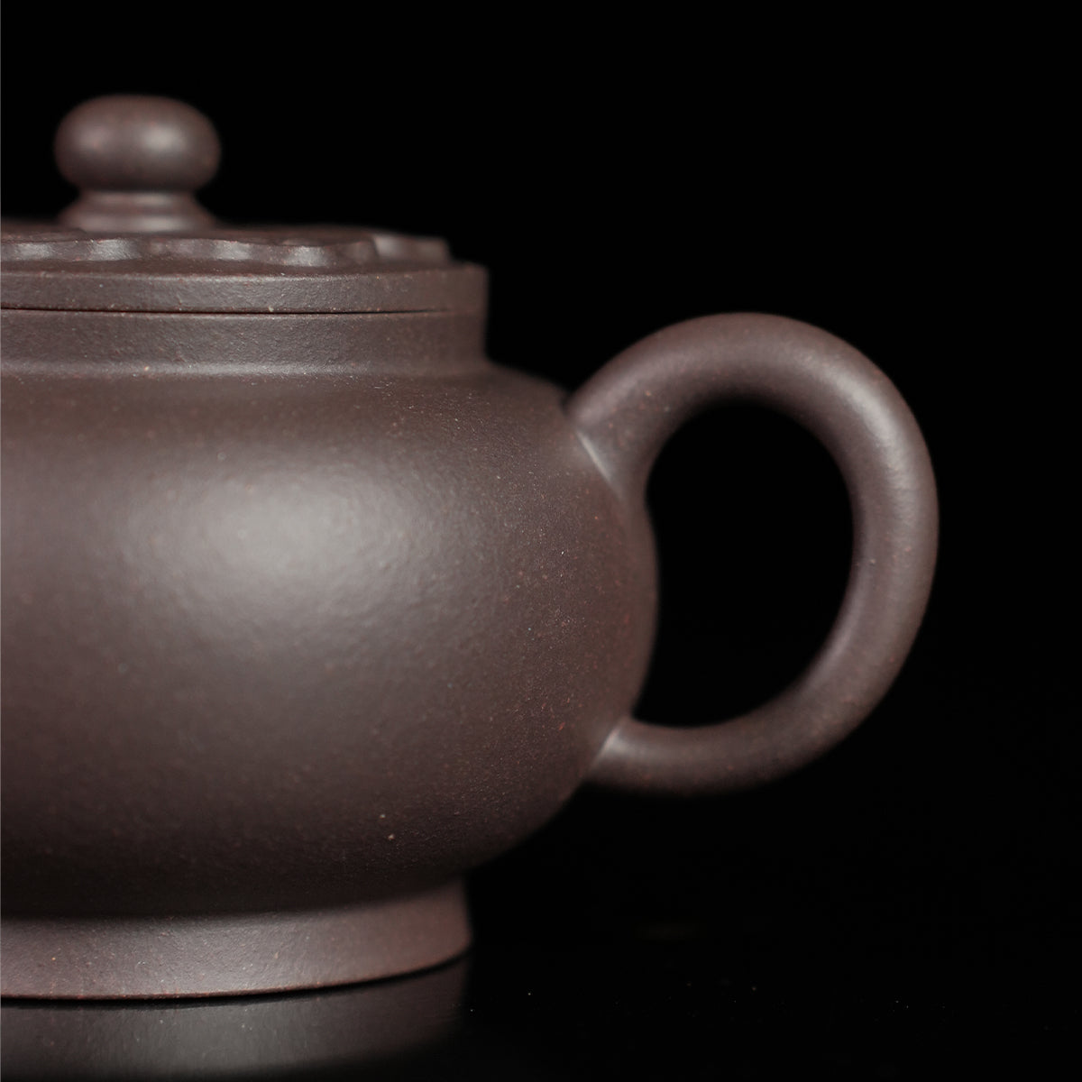 Cinnabar Clay Cloud Pattern Chuandeng Teapot 130cc Yixing Teapot