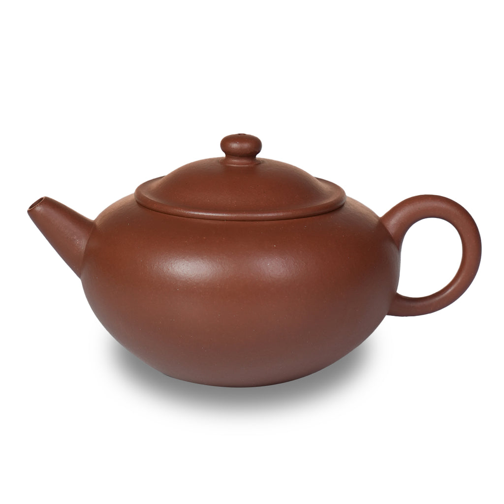 Xiaohongni Cinnabar Clay Bianzhu Teapot 150cc Yixing Teapot
