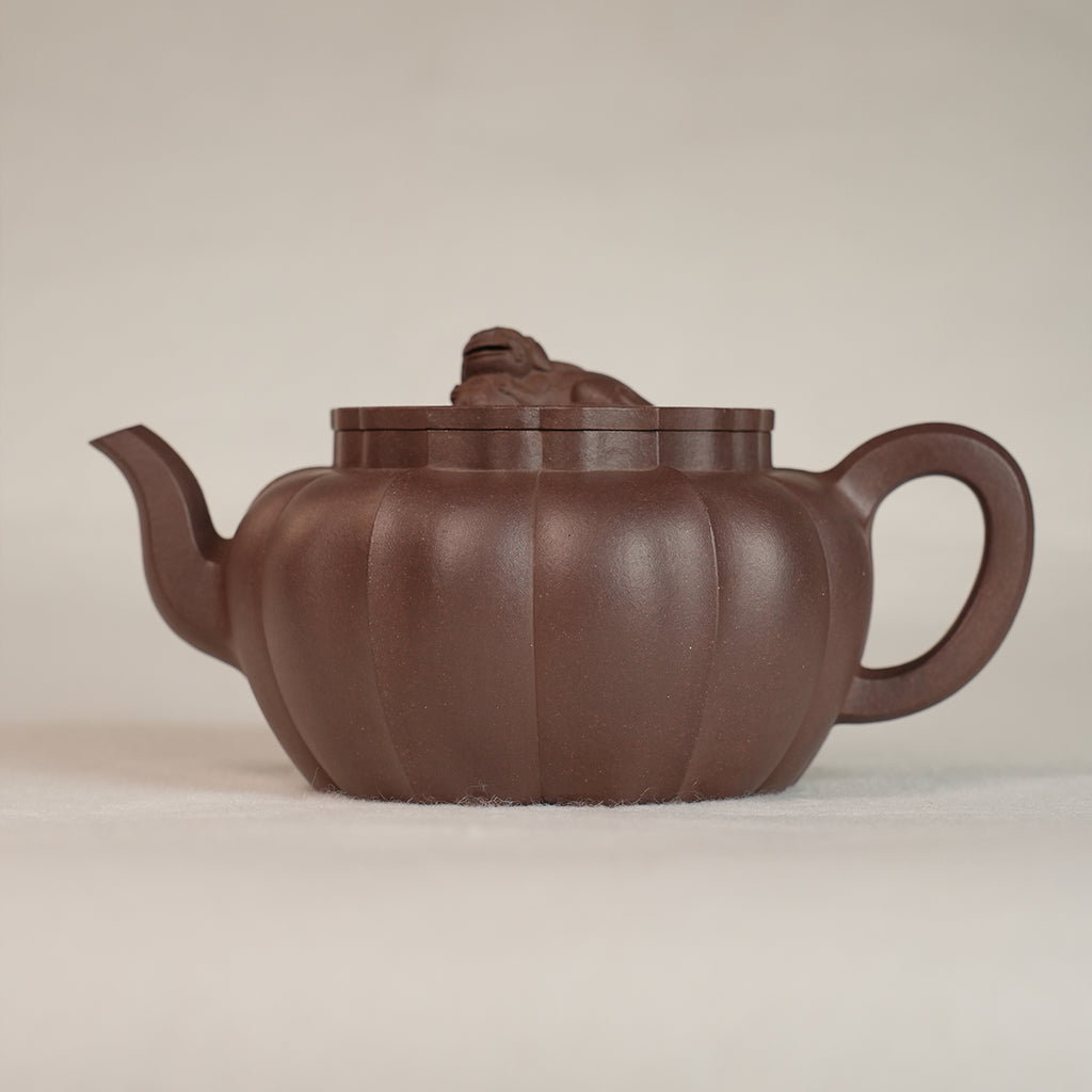Zisha Cinnabar Clay Shideng  Teapot 360cc Yixing Teapot
