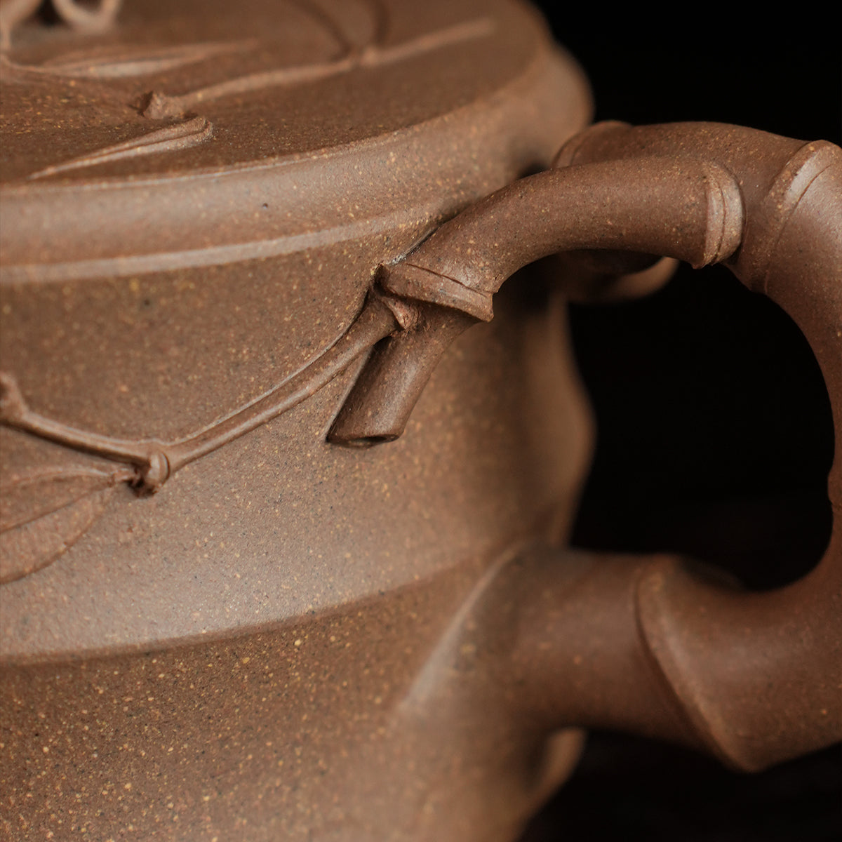 Qingduan Cinnabar Clay Wenzhu Teapot 230cc Yixing Teapot