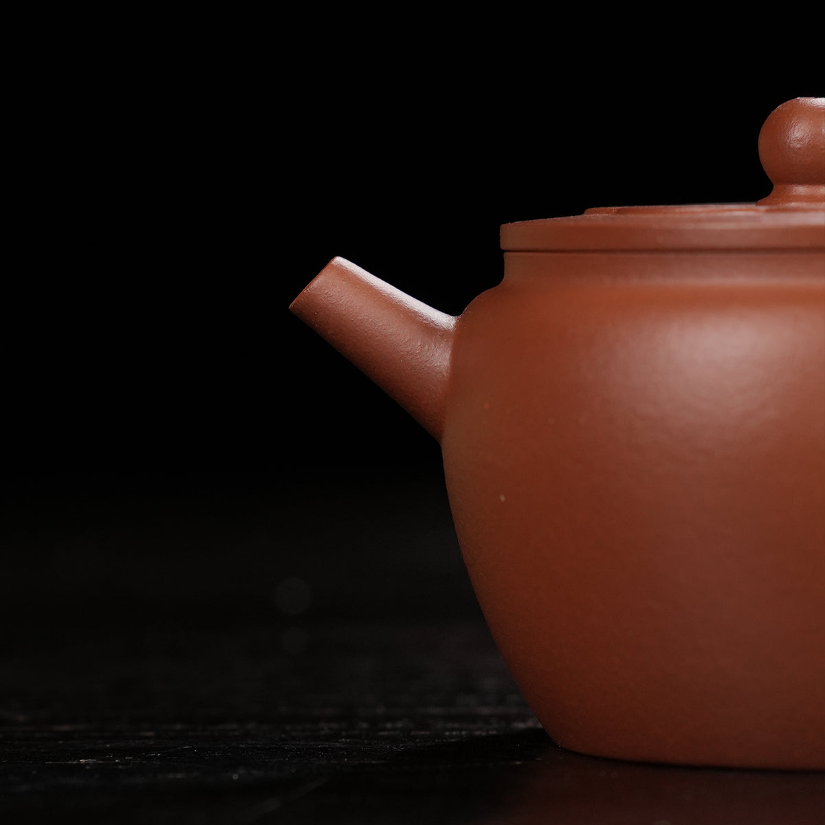 Red Clay Begonia Palace Lantern Teapot 120cc Yixing Teapot