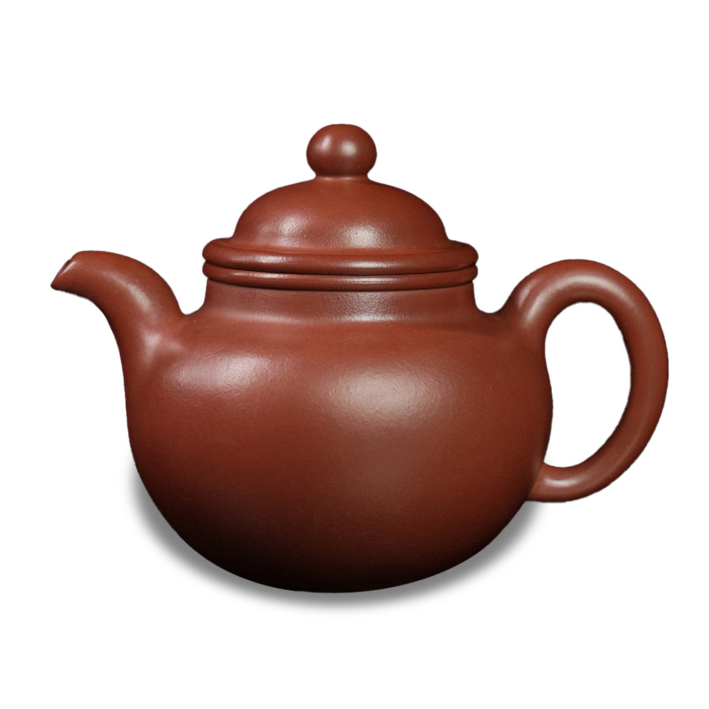 Hongqing Cinnabar Clay  Duoqiu Teapot 430cc Yixing Teapot