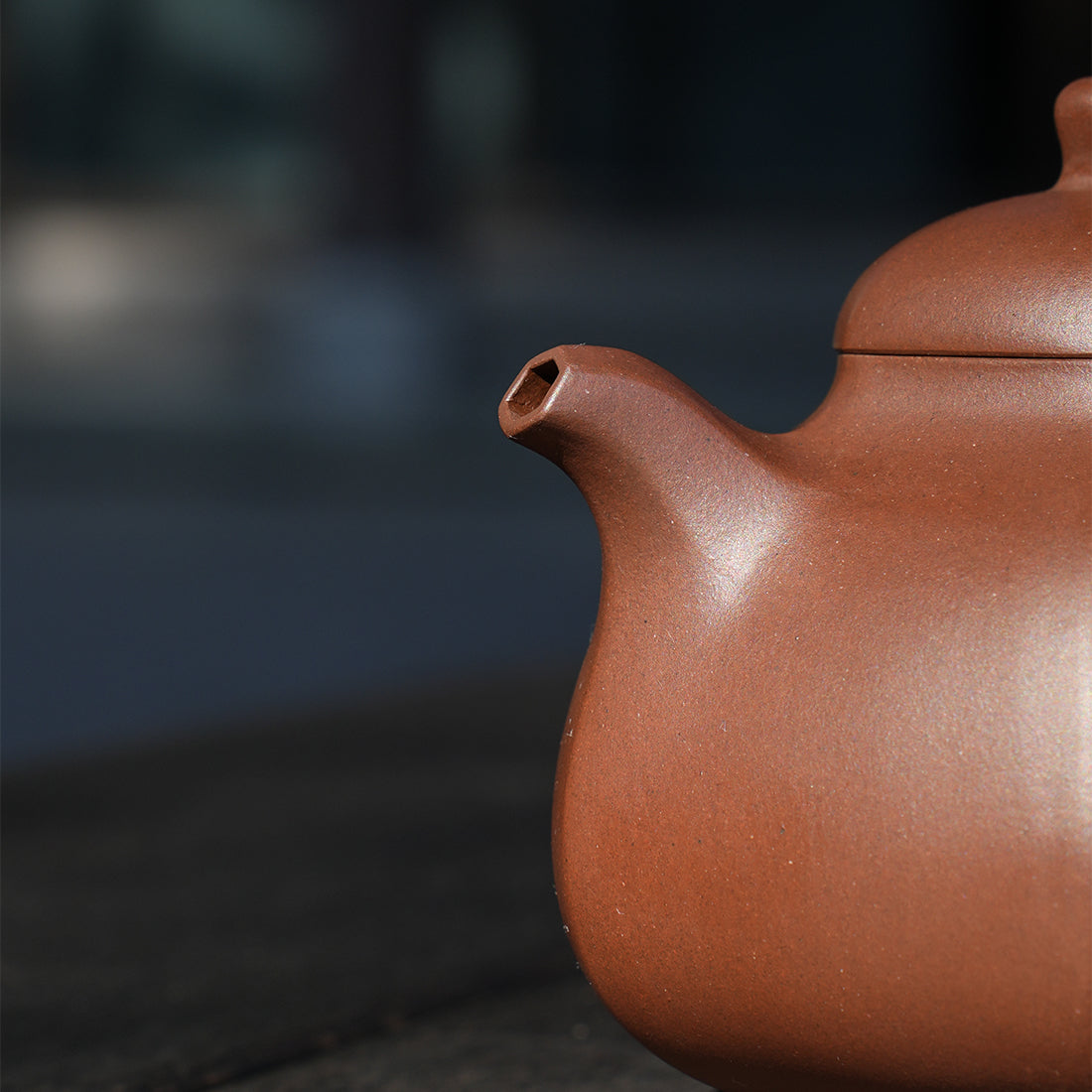Cinnabar Clay Liufang Ruding Teapot 180cc Yixing Teapot