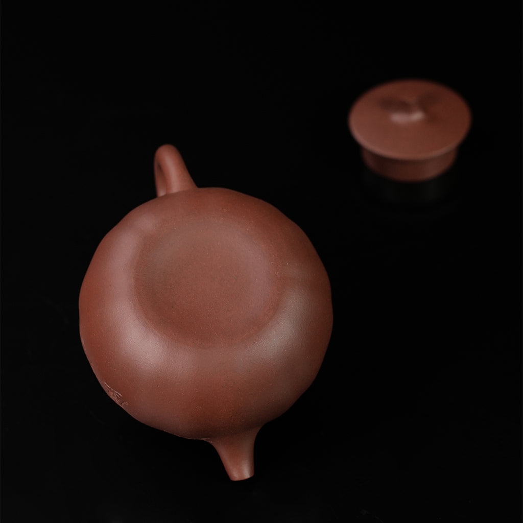 Cinnabar Clay Gourd-Like Teapot 130cc Yixing Teapot