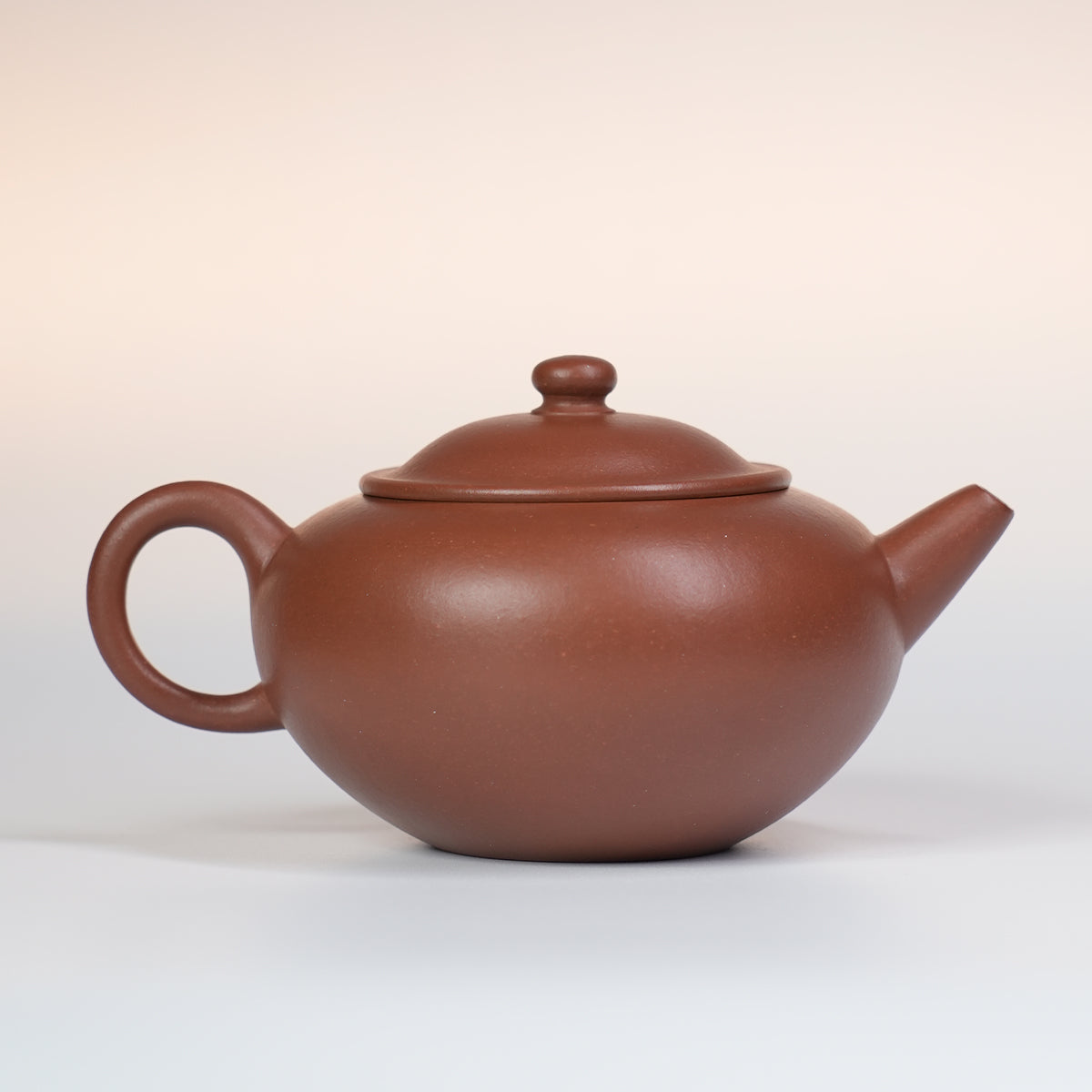 Xiaohongni Cinnabar Clay Bianzhu Teapot 150cc Yixing Teapot