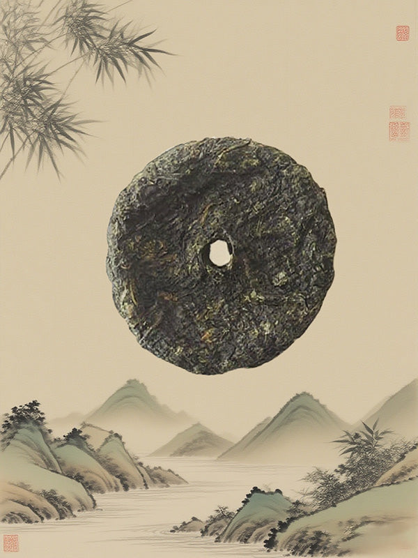 Organic Huang Cha (Yellow Tea) Mini Cake