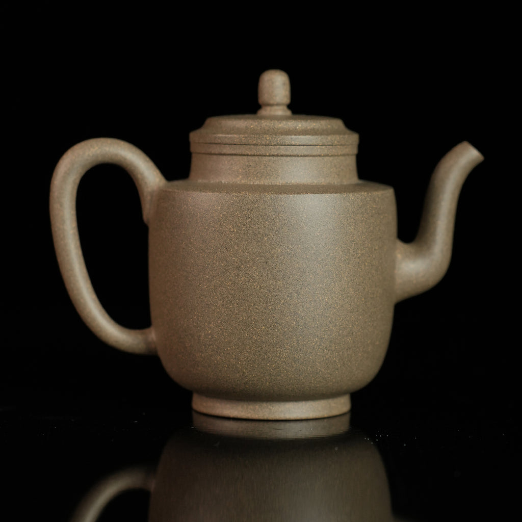 Qingduan Cinnabar Clay Zhejian Gongdeng Teapot 120cc Yixing Teapot