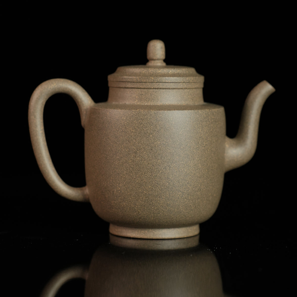 Qingduan Cinnabar Clay Zhejian Gongdeng Teapot 120cc Yixing Teapot