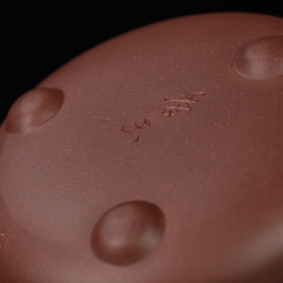 Cinnabar Clay Jingzhou Stone-Brush Teapot 160cc Yixing Teapot