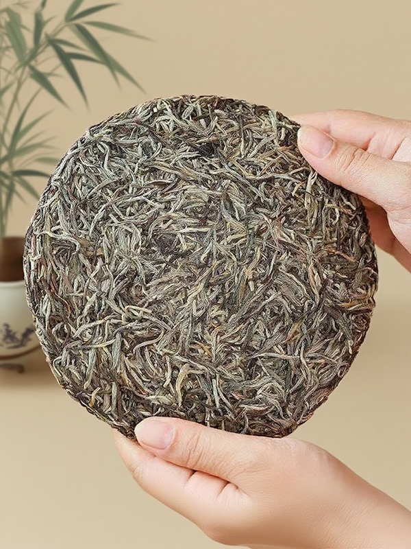 Organic Silver Needle White Tea Cake